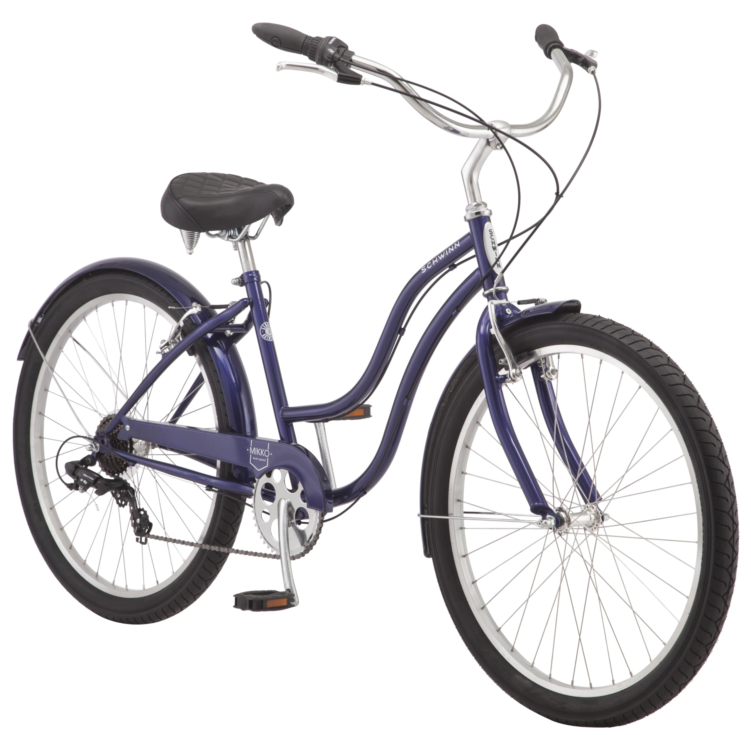 Amazon.com : Schwinn Mikko Adult Beach Cruiser Bike, Featuring 17